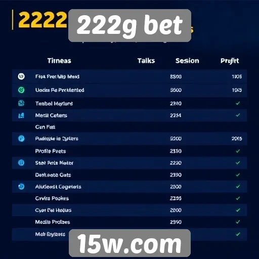 Métodos de pagamento aceitos na plataforma 222g bet